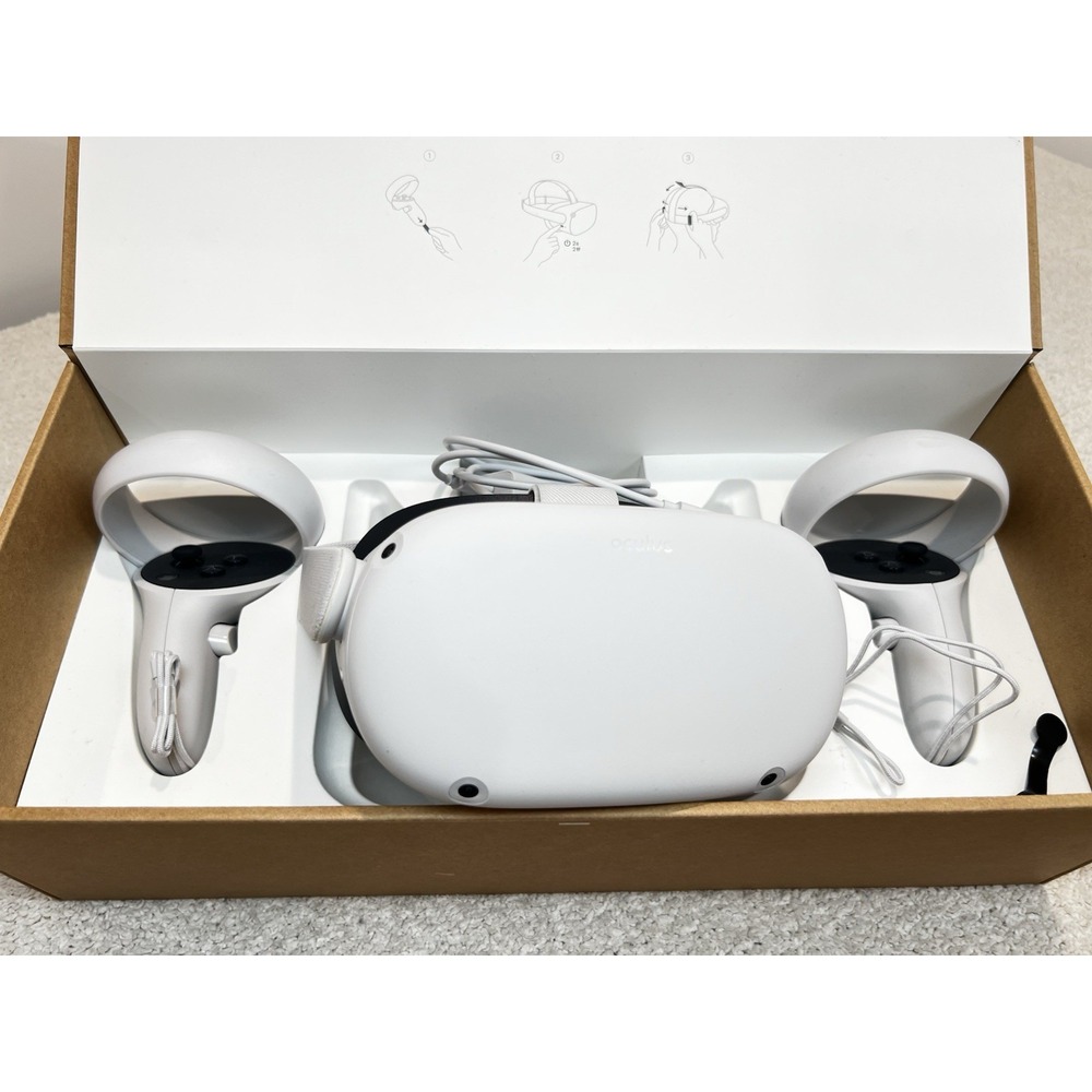 ⁠Oculus Quest 2 256GB All In One VR Headset White Boxed Box 891-00282-01 LN⁠